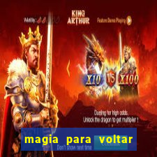 magia para voltar no tempo